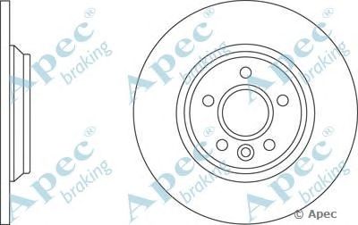 APEC BRAKING dsk2621 -  Тормозной диск